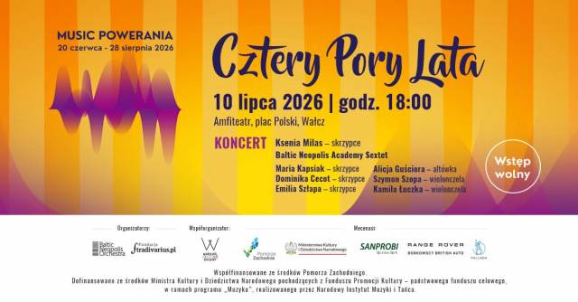 Cztery Pory Lata - koncert Ksenii Milas & Baltic Neopolis Academy Sextet