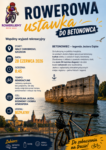 Rowerem do betonowca