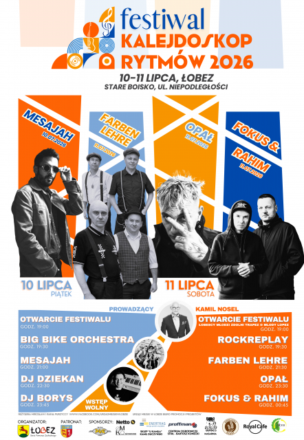 Festiwal Kalejdoskop Rytmów 2026 Łobez
