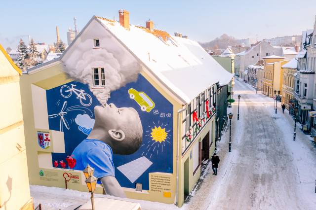 Mural in Połczyn-Zdrój