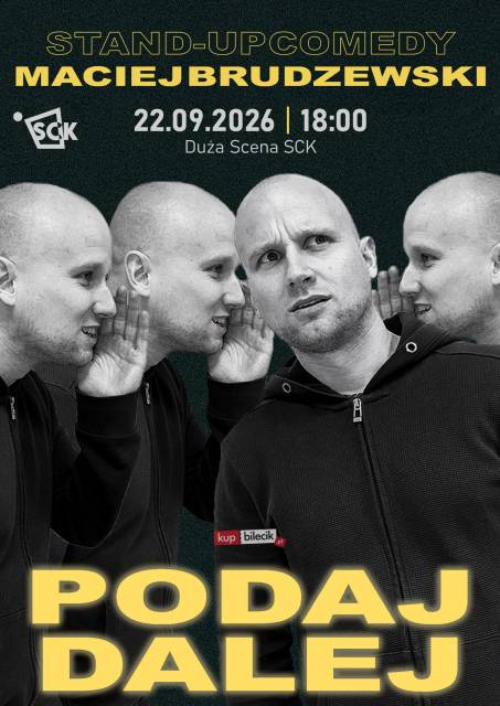 Stand-up: Maciej Brudzewski „Podaj dalej”