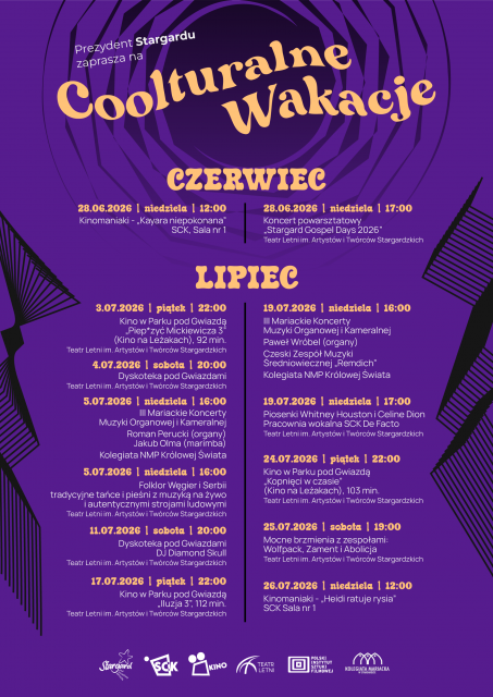 Coolturalne Wakacje | lipiec 2026