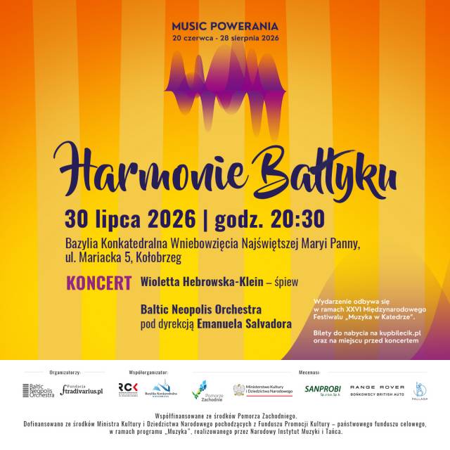 Harmonies of the Baltic Sea — a concert by Wioletta Herbowska-Klein &amp; the Baltic Neopolis Orchestra