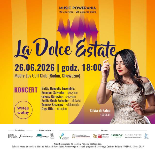 La Dolce Estate - koncert Silvii di Falco & Baltic Neopolis Ensemble