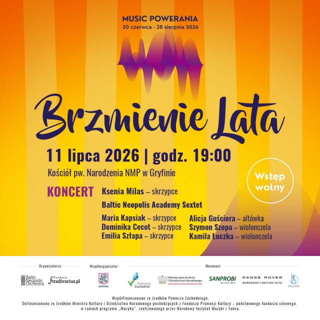 Sounds of Summer - Concert by Ksenia Milas &amp; the Baltic Neopolis Academy Sextet