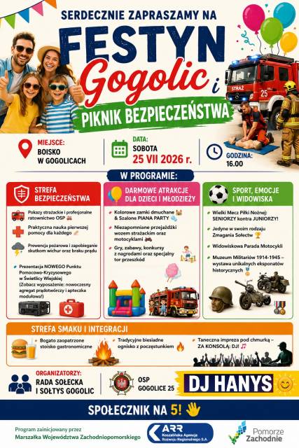 GOGOLIC-FEST UND SICHERHEITSPICKNICK