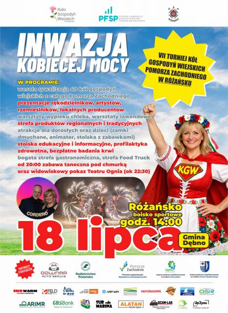 DIE INVAHION DER WEIBLICHEN KRAFT – VII. Turnier der Landfrauenvereine Westpommerns in Różańsk
