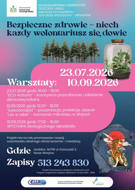 Bezpieczne zdrowie - niech każdy wolontariusz się dowie