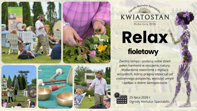 Kwiatostan fioletowy - relax