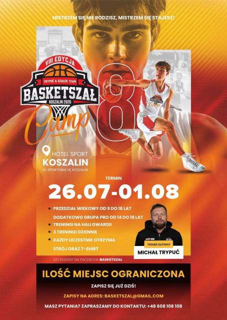 8. Auflage des BasketSzał-Camps – Koszalin 2026