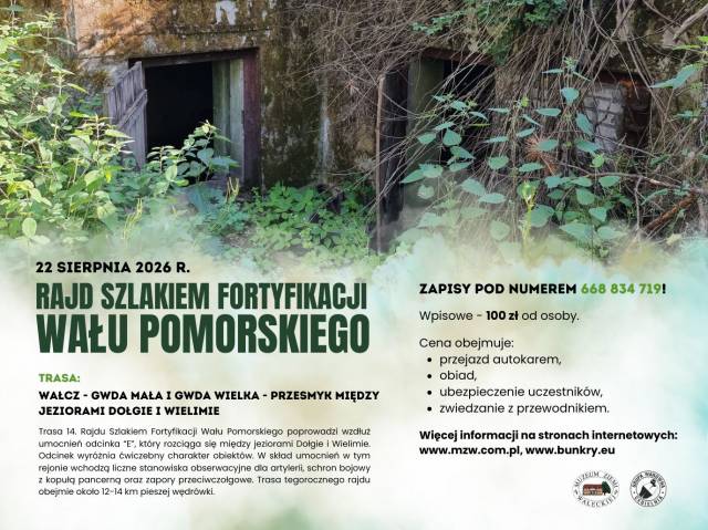 14. Rallye auf den Spuren der Befestigungsanlagen des Pommerschen Walls