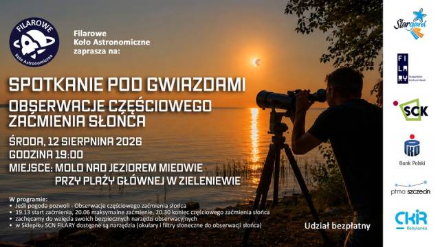 Астрономічне коло Філара «ЗУСТРІЧ ПІД ЗІРКАМИ» Спостереження за частковим сонячним затемненням