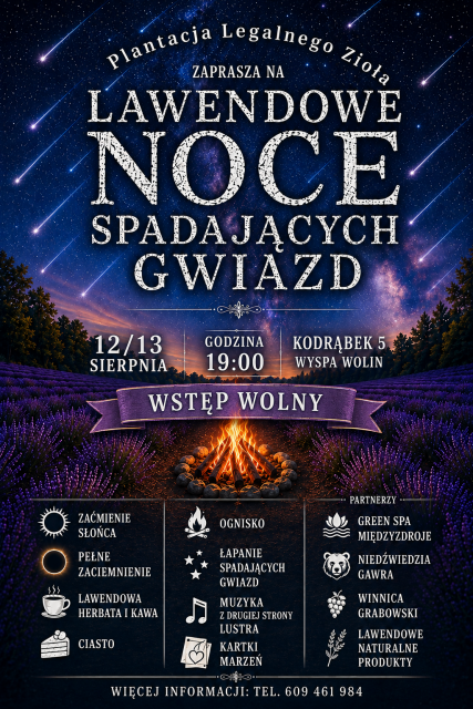 Lawendowe Noce Spadających Gwiazd 