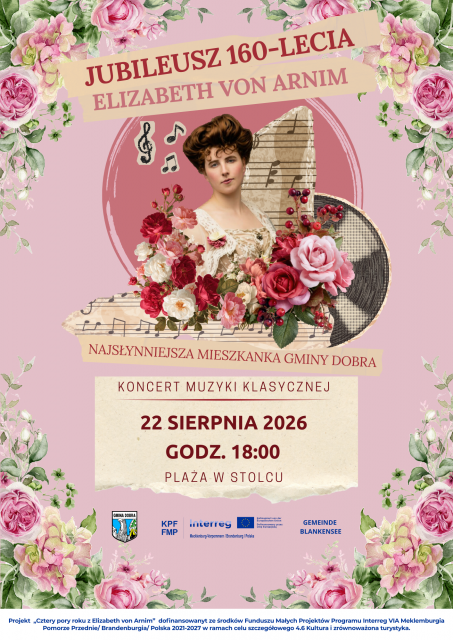 Muzyczny wieczór z Elizabeth von Arnim – koncert z okazji 160. rocznicy urodzin pisarki