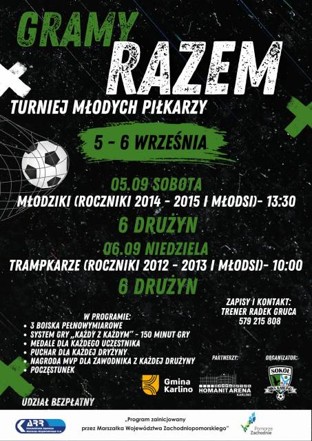 GRAMY RAZEM TURNIEJ MŁODYCH PIŁKARZY
