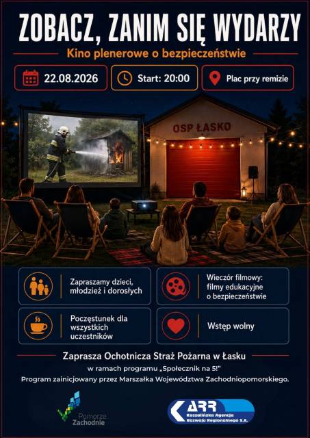 SEE IT BEFORE IT HAPPENS. An outdoor movie about safety.