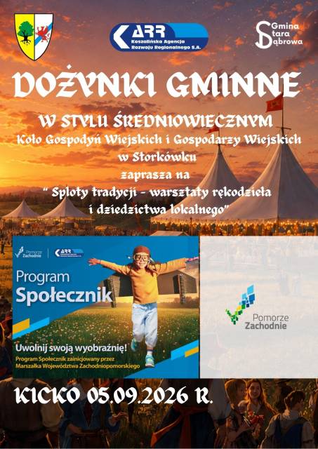 Sploty tradycji - warsztaty rękodzieła i dziedzictwa lokalnego podczas Dożynek Gminnych 2026 w stylu średniowiecznym 