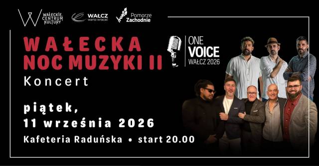One Voice. Wałcz 2026: Wałecka Noc Muzyki II – Jazz Wysp Kanaryjskich