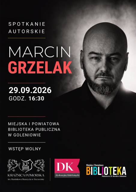 Spotkanie autorskie z Marcinem Grzelakiem