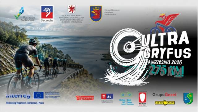 Ultra Gryfus 2026 - 9. turystyczny ultramaraton rowerowy dookoła Zalewu Szczecińskiego