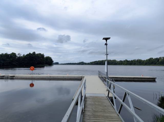Beach on the eastern shore of Lake Węgorzyno