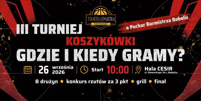 III Turniej Koszykówki o Puchar Burmistrza Bobolic