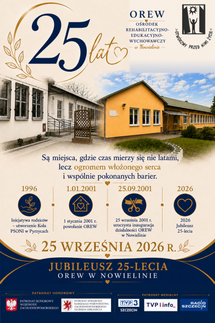 25-lecie Ośrodka Rehabilitacyjno-Edukacyjno-Wychowawczego w Nowielinie