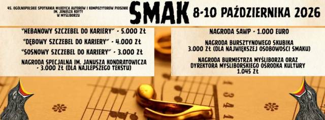 SMAK — Зустріч молодих авторів та композиторів пісень імені Йонаша Кофти в Місліборзі