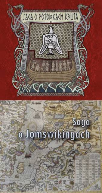 Eine Reihe von Sagen über die Wikinger aus Jomsborg (Wolin), verfügbar auf der Plattform Audioteka: „Die Saga der Jomswikinger“, „Die Saga der Nachkommen Knuts“