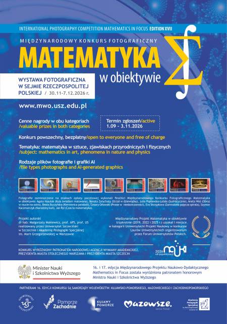 XVII edycja Międzynarodowego Konkursu Fotograficznego Matematyka w obiektywie
