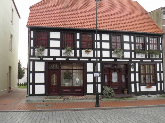 Dom ryglowy przy Placu Zwycięstwa