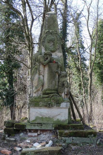 Das Grabdenkmal von Jürgen Bernard von Ramin 