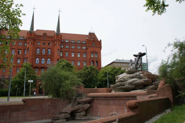 Springbrunnen mit Anker