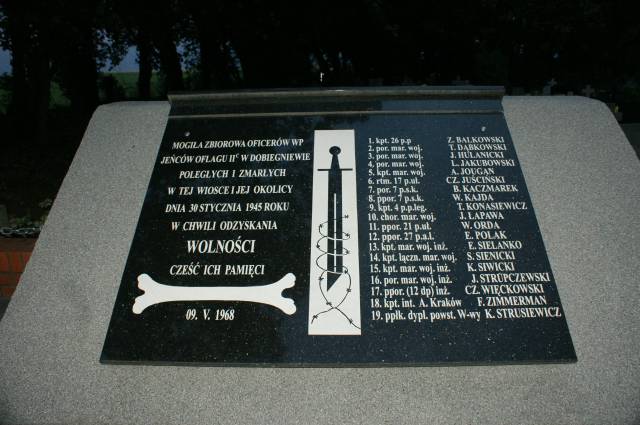 Cmentarz z mogiłą poległych jeńców