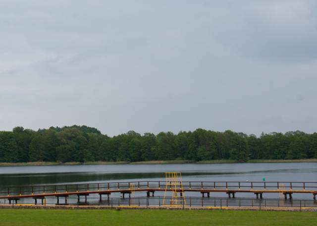 Der Stadtstrand in Drawno 