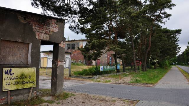 Historyczny hangar lotniczy