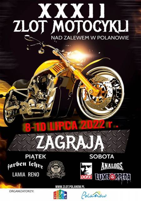 XXXII Międzynarodowy Zlot Motocykli "Nad Zalewem" w Polanowie!