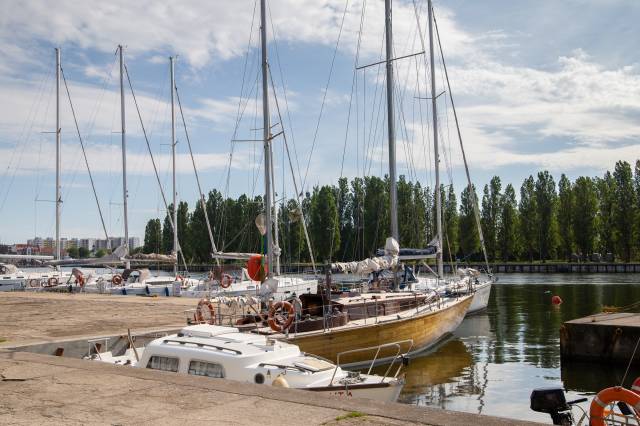 Anlegestelle des Jachtklubs der Marine „Kotwica Świnoujście”
